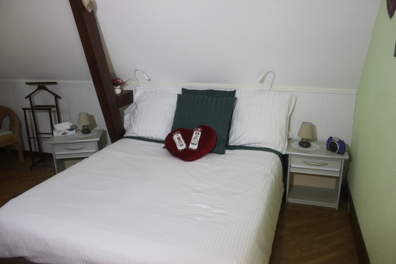 Location de vacances - Gîte à Nothalten - Chambre parentale avec lit de 160 x 200