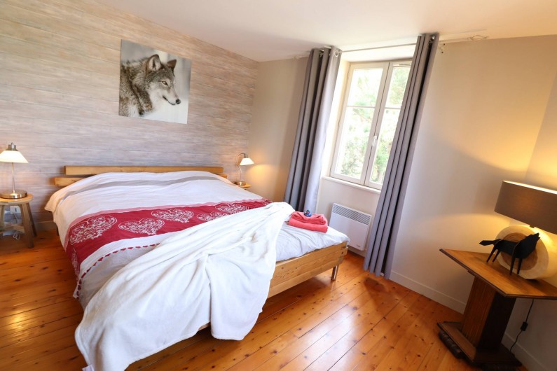 Location de vacances - Villa à Matignon - Chambre parentale au 1er étage. Lit 180X200 et dressing
