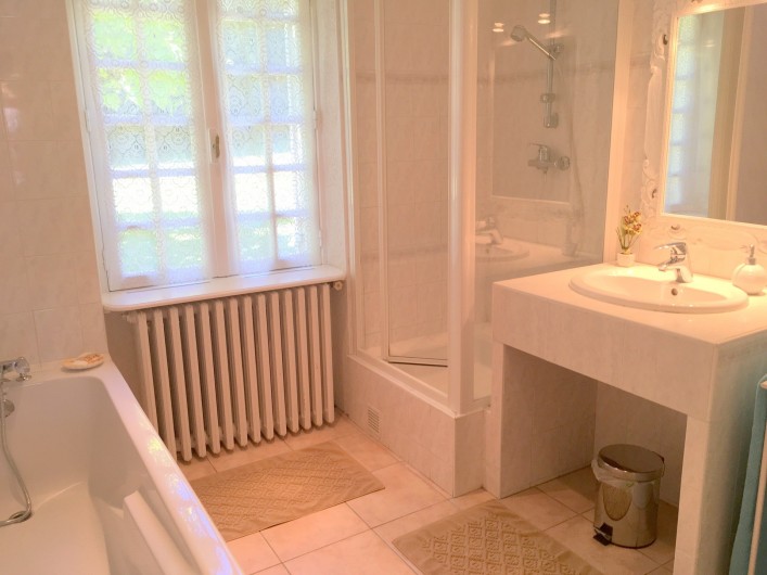 Location de vacances - Villa à Saint-Martin-des-Combes - La salle de bain