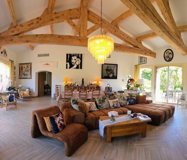 Location de vacances - Villa à Saint-Tropez - Salon / Séjour