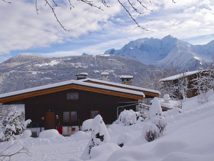 Location de vacances - Chalet à Saint-Gervais-les-Bains - Chalet l'hiver