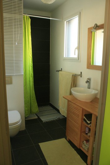 Location de vacances - Maison - Villa à Pluneret - salle de bain du rdc