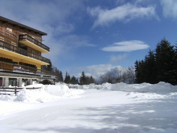 Location de vacances - Appartement à Orbey - Départs ski aux pieds vers les pistes de ski alpin et de fonds