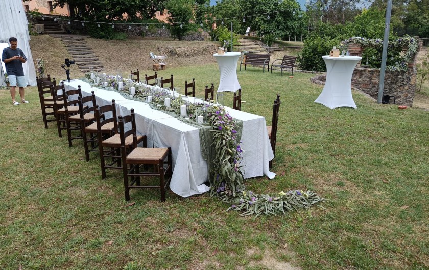 Location de vacances - Mas à Maçanet de la Selva - Banquete Boda