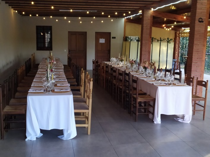 Location de vacances - Mas à Maçanet de la Selva - Banquete Boda