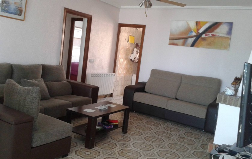 Location de vacances - Villa à Ciudad Quesada - salon avec canapé lit