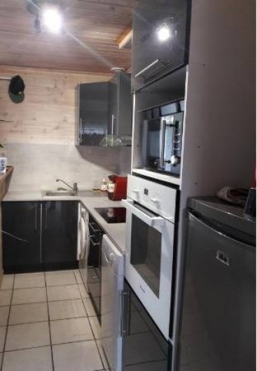 Location de vacances - Villa à Saint-Michel-Escalus - une  cuisine à l'américaine toute neuve. lave vaisselle, lave linge