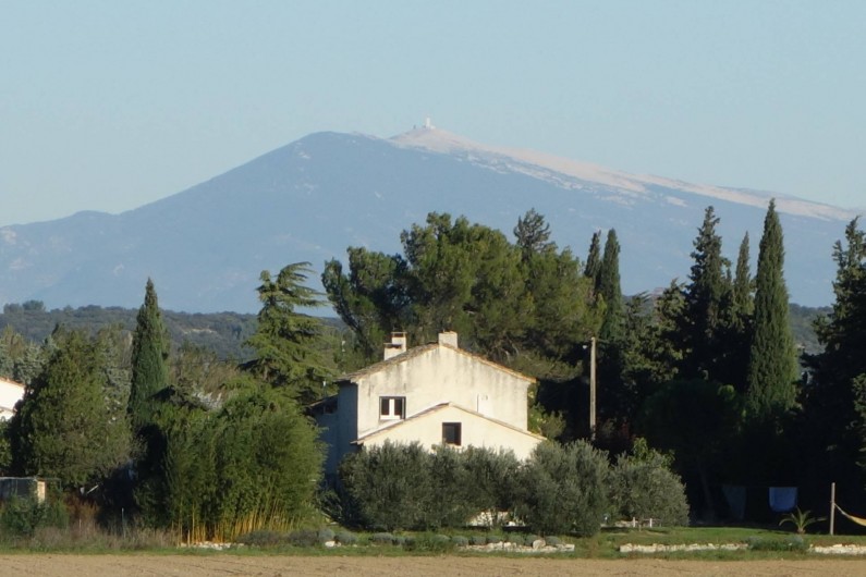 Location de vacances - Chambre d'hôtes à Saint-Geniès-de-Comolas - Le Mas d'Acanthe devant le Mont Ventoux