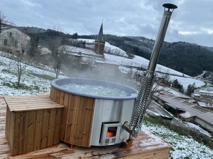 Location de vacances - Appartement à Valsonne - La neige est tombée alors rien de mieux qu'un bain bien chaud