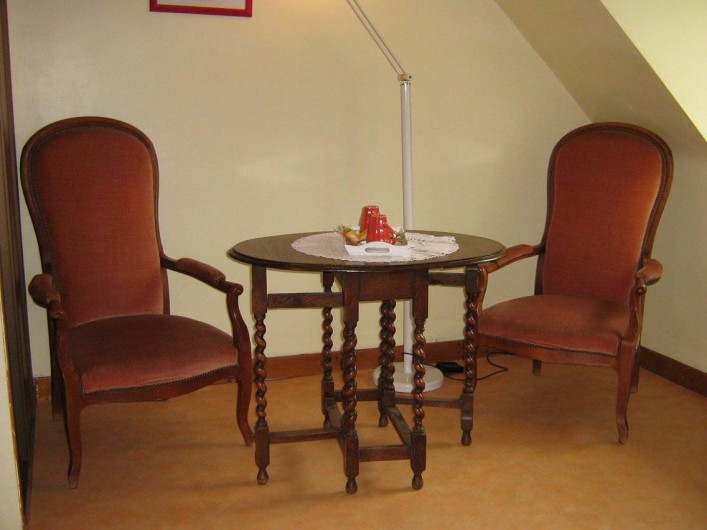 Location de vacances - Chambre d'hôtes à Plouguiel - coin salon Fous de Bassan