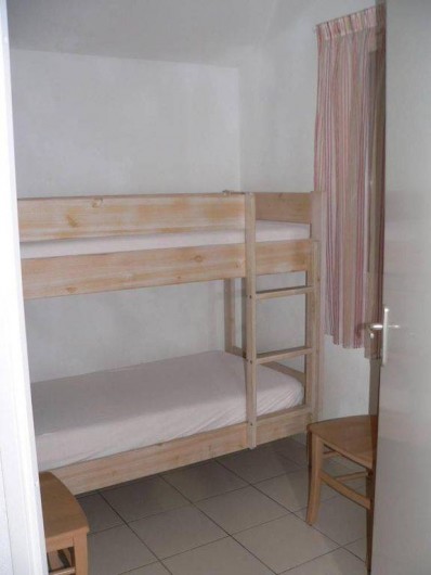 Location de vacances - Chalet à Ondres - 3eme chambre : lits superposés