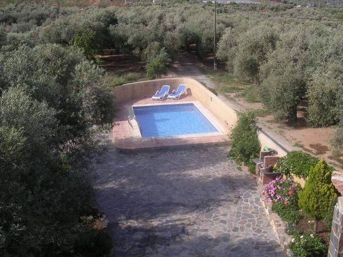 Location de vacances - Maison - Villa à Órgiva - piscina desde la terraza