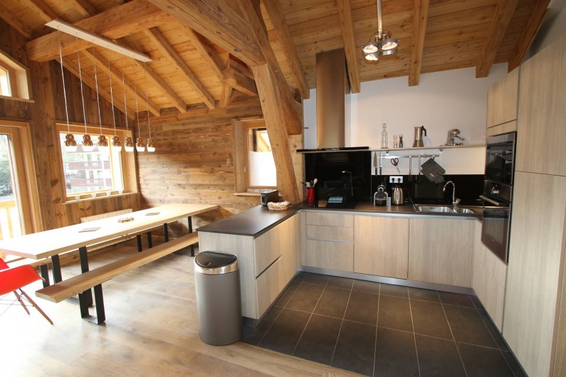 Location de vacances - Appartement à La Salle-les-Alpes - Cuisine / salle à manger