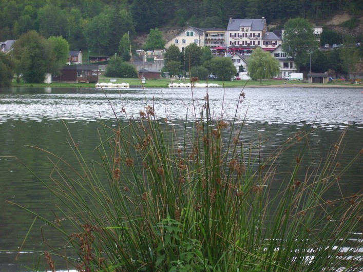 Location de vacances - Hôtel - Auberge à Chambon-sur-Lac - l'hotel face au lac