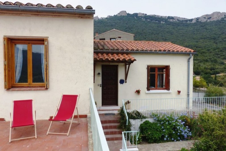 Location de vacances - Appartement à Perpignan - Maison calme, vue imprenable sur la vallée