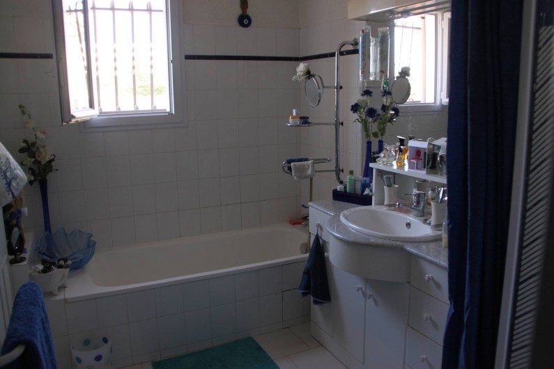 Location de vacances - Villa à Monteux - salle de bain douche baignoire