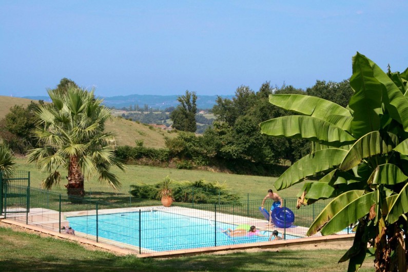 Location de vacances - Villa à Sauvelade - Grande piscine  (12 x 6 m)