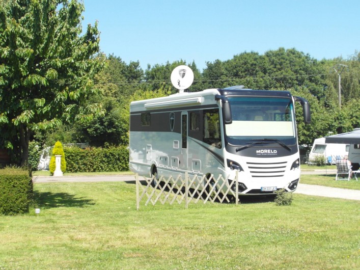 Location de vacances - Bungalow - Mobilhome à Le Bourg-Dun - Emplacement pour grand camping car