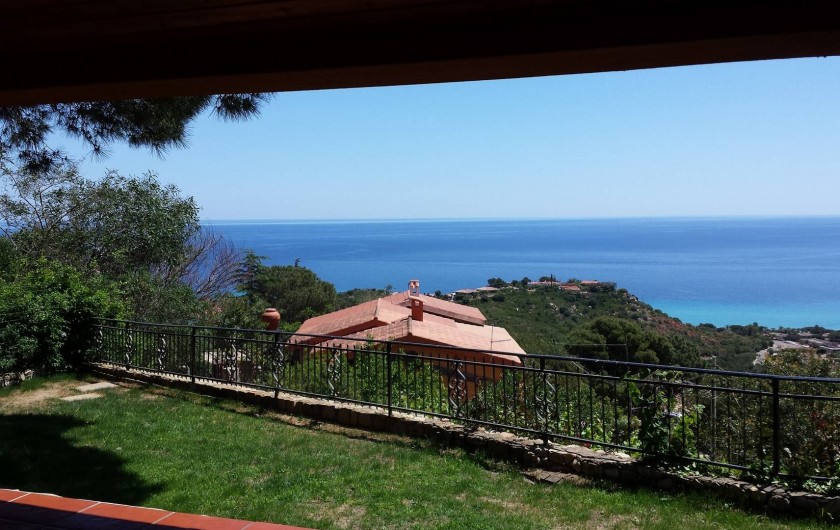 Location de vacances - Villa à Costa Rei - vue de la terrasse - veranda
