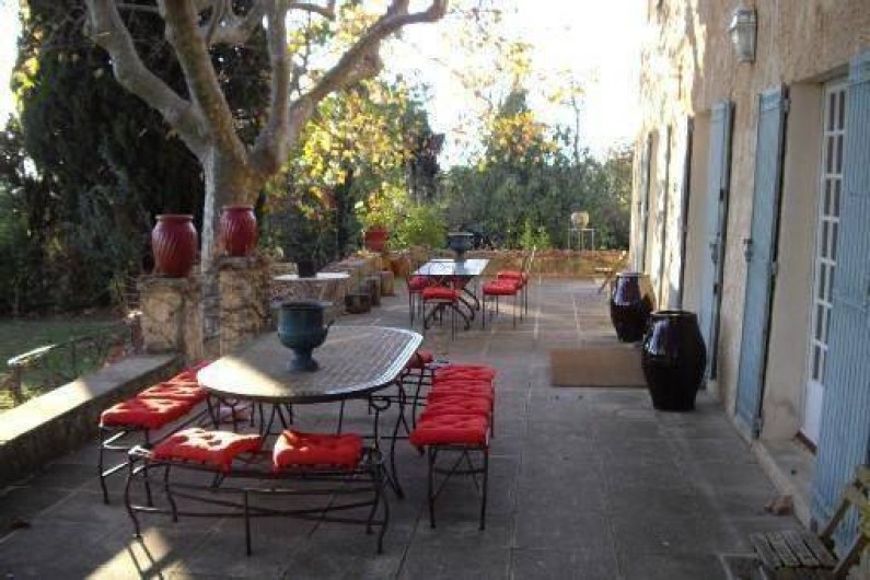 Location de vacances - Villa à Aix-en-Provence - La terrasse Sud