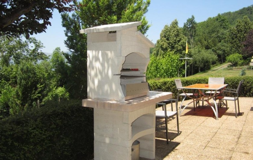 Location de vacances - Gîte à Artalens-Souin - Terrasse du gîte 5 le Cabaliros