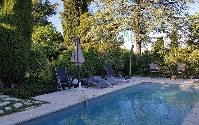 Location de vacances - Villa à Forcalquier - La piscine