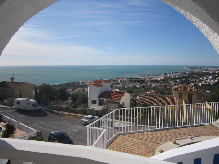 Location de vacances - Villa à Alcalà de Xivert - La vue depuis la terrasse