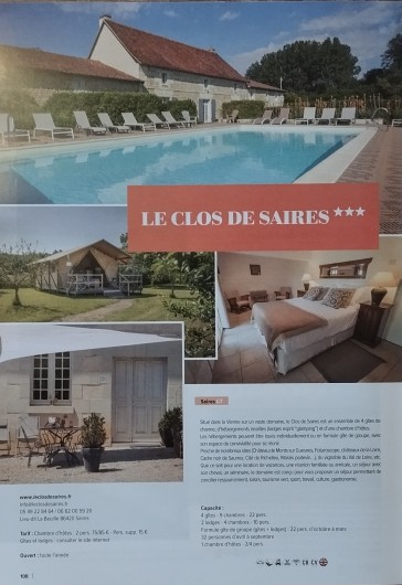 Location de vacances - Gîte à Saires