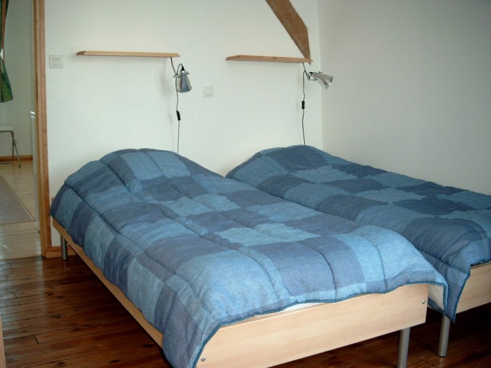 Location de vacances - Maison - Villa à Fort-Mahon-Plage - Appart n°5 ou n°6 Chambre avec 2 lits 1 personne