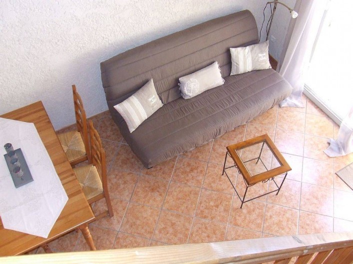 Location de vacances - Appartement à La Cadière-d'Azur - salon pour le repos devant la television