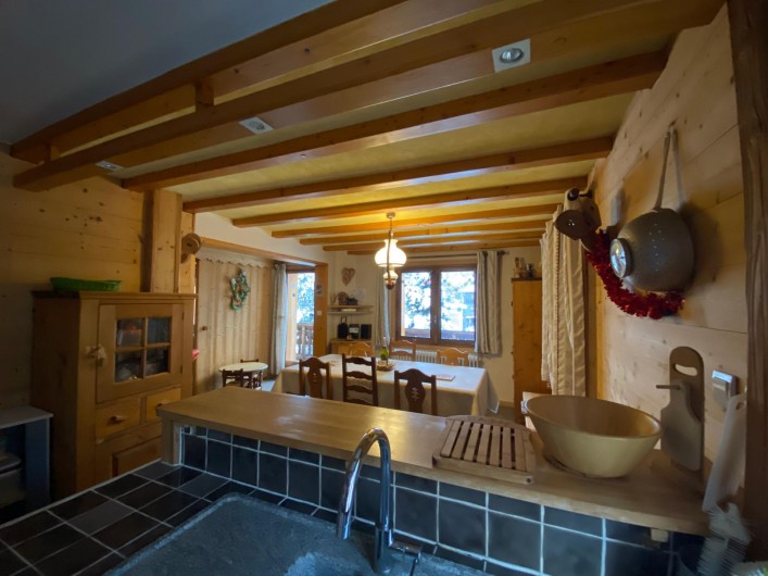 Location de vacances - Chalet à Pralognan-la-Vanoise - salle à manger