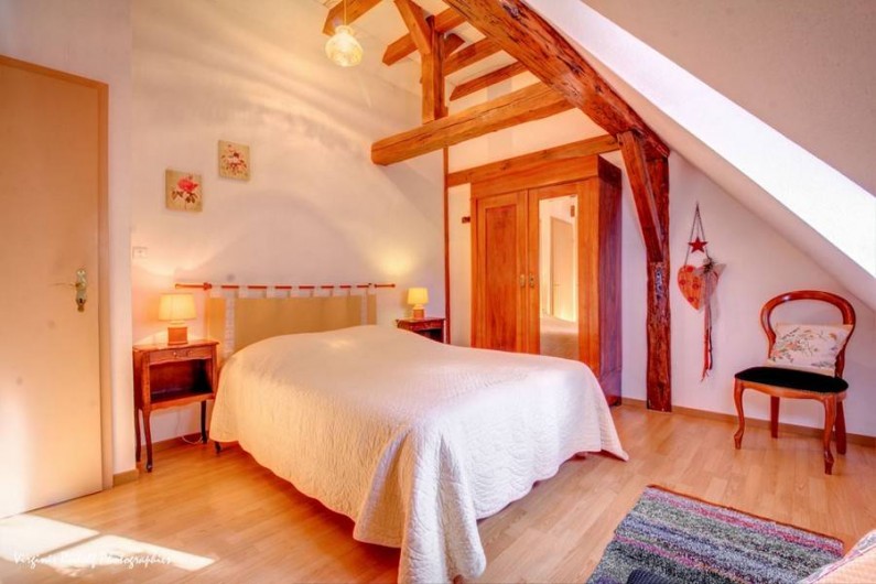 Location de vacances - Villa à Jebsheim - Une troisième chambre avec un lit double..