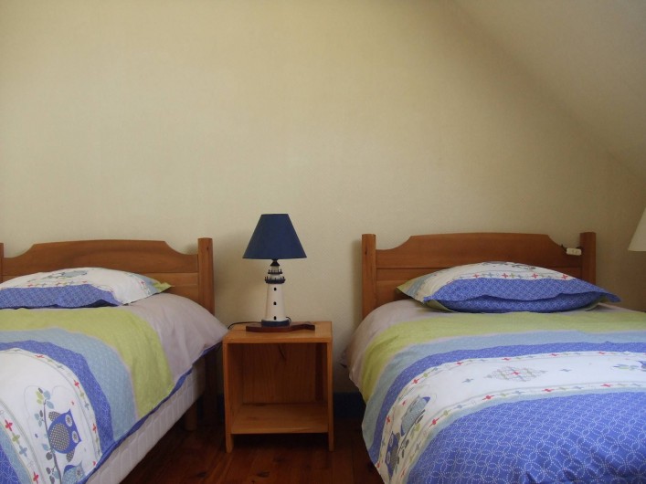 Location de vacances - Villa à Perros-Guirec - Chambre - deux personnes à l'étage