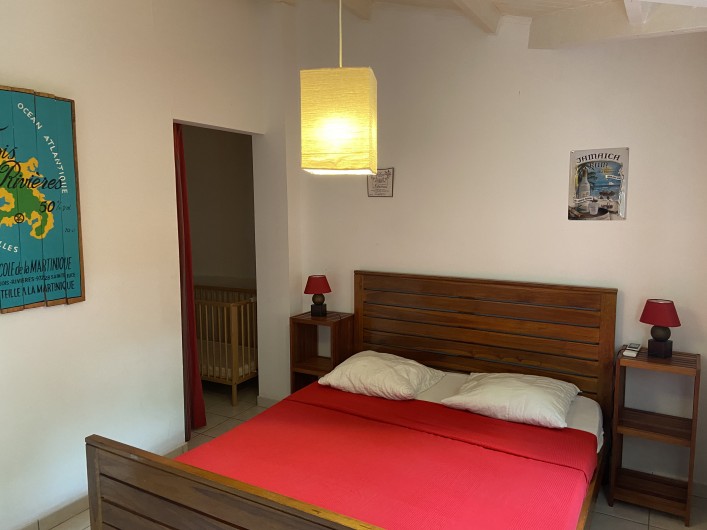 Location de vacances - Villa à Le Diamant - Chambre parentale "Ti punch"