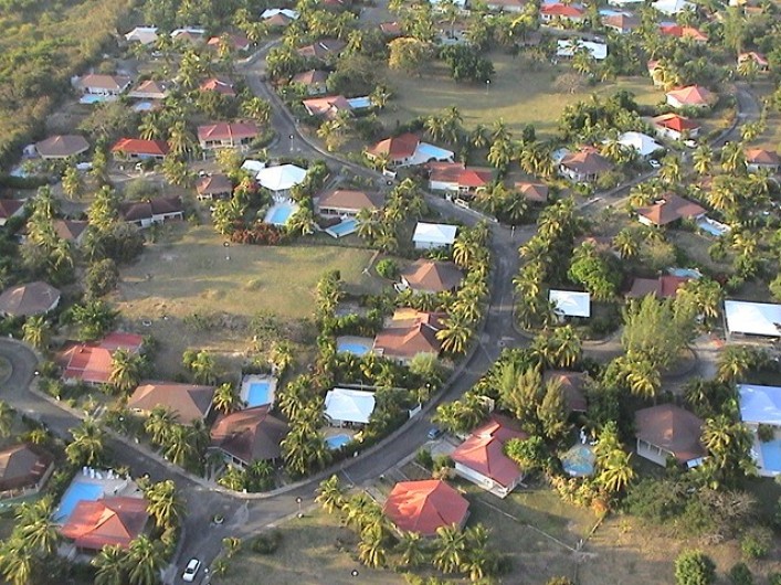 Location de vacances - Villa à Saint-François - Vue aérienne de la résidence