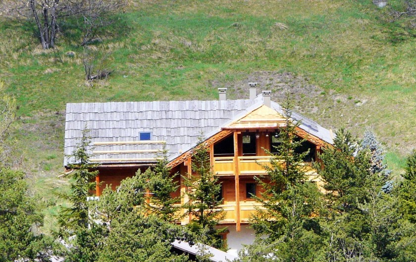 Location de vacances - Chambre d'hôtes à La Salle-les-Alpes - Le chalet exposé plein sud