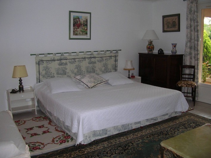 Location de vacances - Appartement à Sainte-Maxime - chambre 1    2 lits jumeaux possible