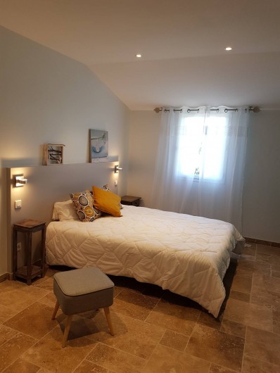 Location de vacances - Mas à L'Isle-sur-la-Sorgue - 2ème Chambre -  (à l' l'étage)