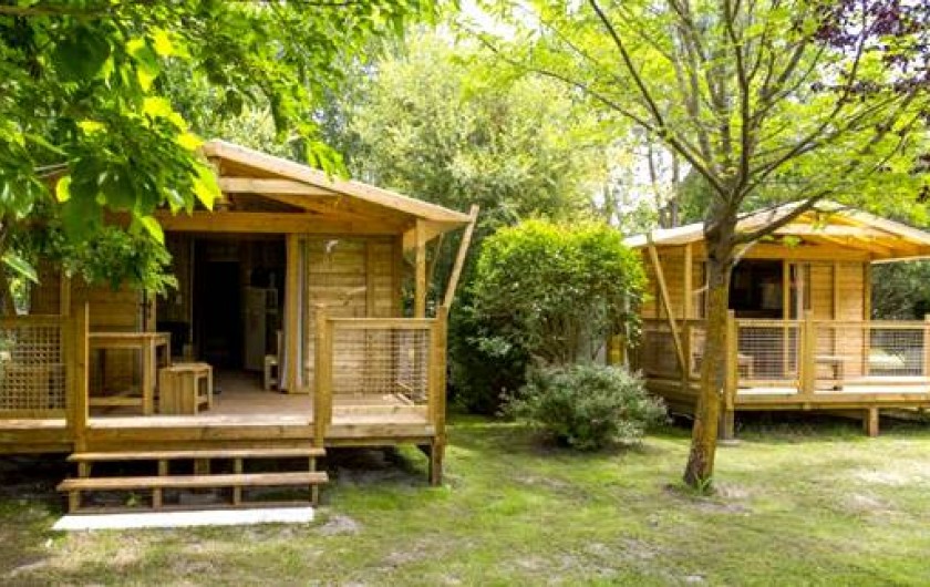 Location de vacances - Bungalow - Mobilhome à Grayan-et-l'Hôpital - Lodge chalets en bois