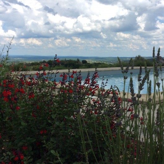 Location de vacances - Gîte à Saint-Projet - vue piscine