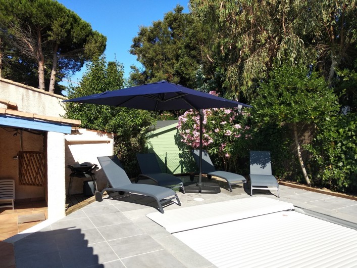 Location de vacances - Villa à Sainte-Maxime - Piscine