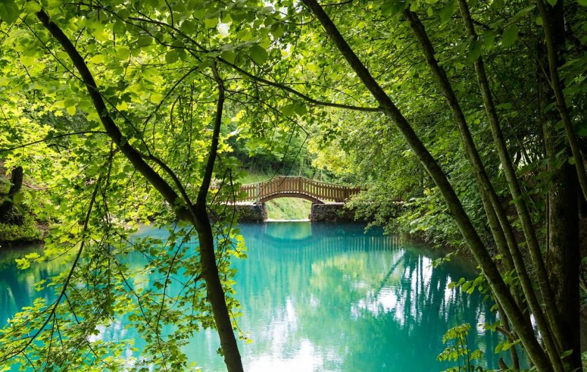 Location de vacances - Gîte à Ambérieu-en-Bugey - Le lac bleu