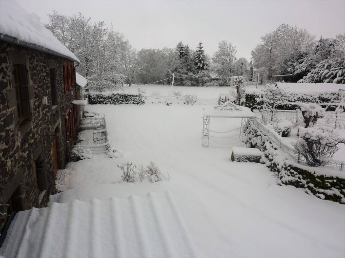 Location de vacances - Gîte à Paulhac - L'hiver la neige prend place dans notre région