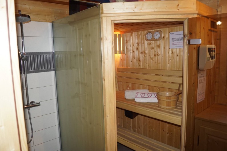 Location de vacances - Chalet à Basse-sur-le-Rupt - Sauna 2 personnes avec douche à l'Italienne