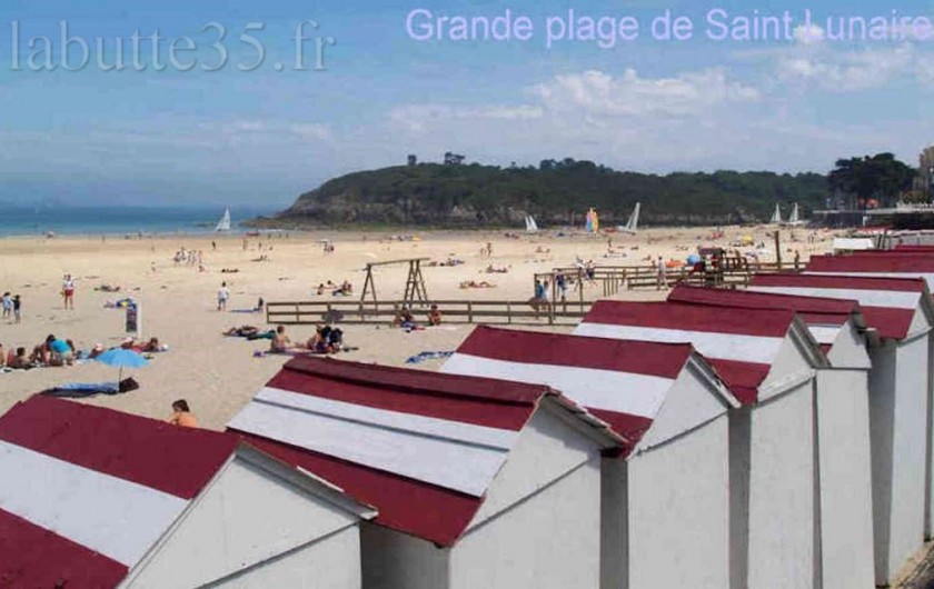 Location de vacances - Gîte à Saint-Lunaire - Grande Plage de St Lunaire  à 2 Km