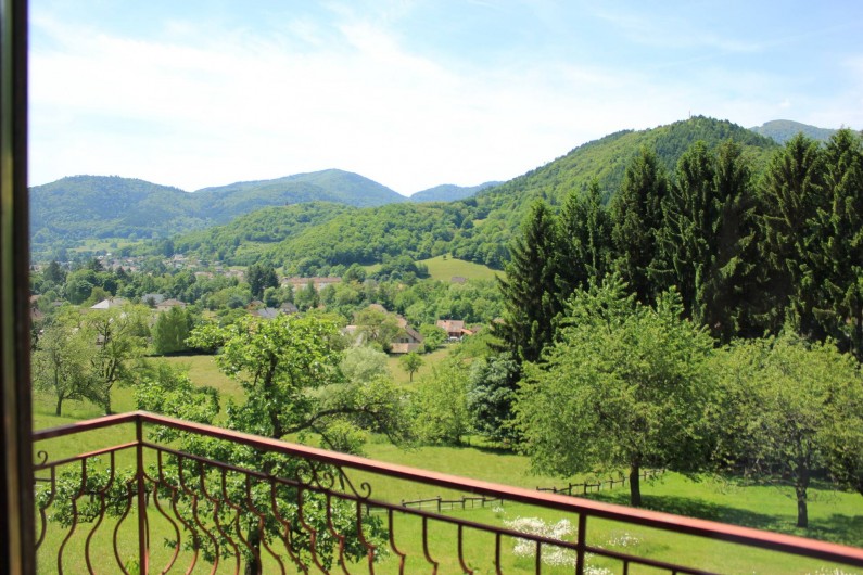 Location de vacances - Gîte à Willer-sur-Thur - vue du balcon