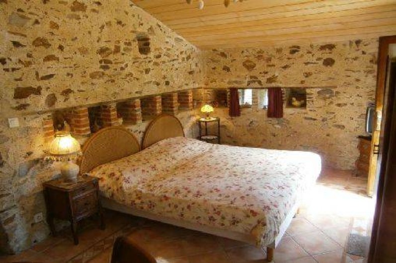 Location de vacances - Gîte à Mareuil-sur-Lay-Dissais - chambre  4- 2 lits x90 dans annexe