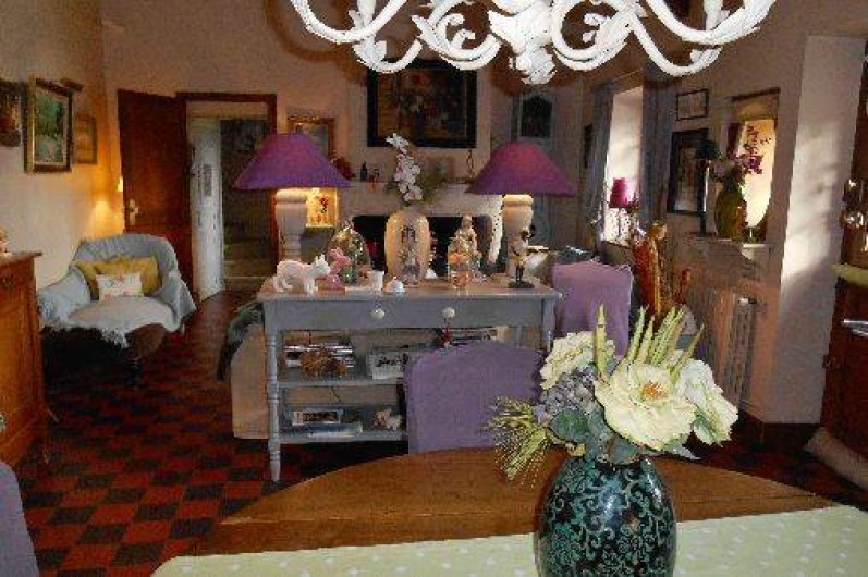 Location de vacances - Chambre d'hôtes à Les Andelys - Vue à partir de la salle a manger de la maison