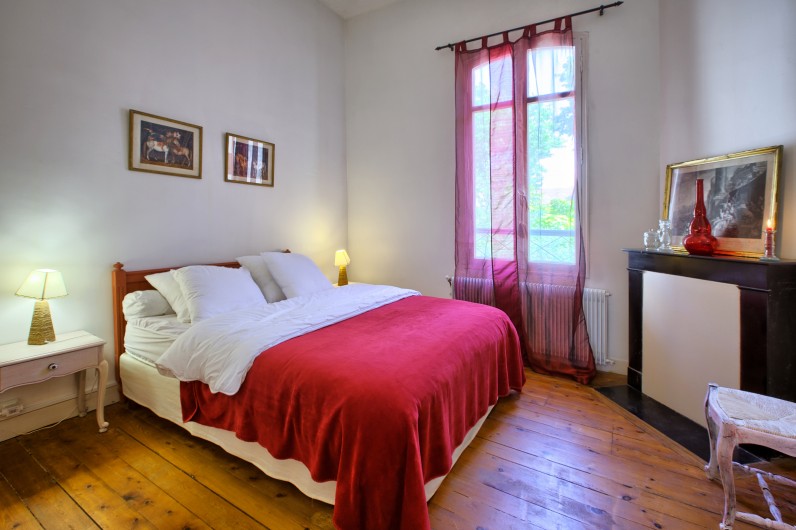 Location de vacances - Villa à Arcachon - chambre parentale avec lit en 160