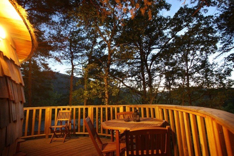 Location de vacances - Cabane dans les arbres à Rivière-sur-Tarn - La Cabane de Lily